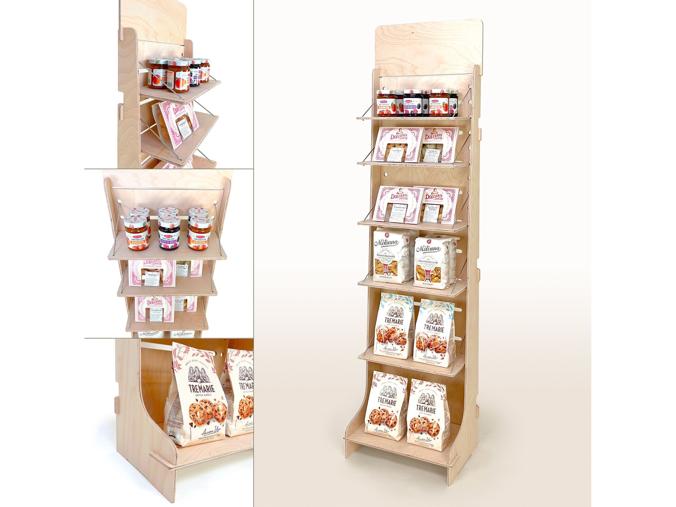 Деревянная напольная стойка дисплея Esposit экспоненты ARCH-00116171 - Вид №5