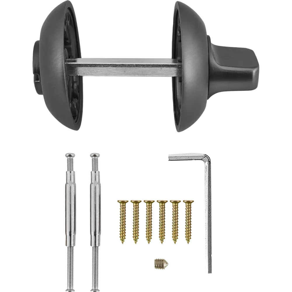 Фиксатор дверной PUNTO BK6.R.TL54 графит с системой экстренной разблокировки 85282343 STLM-0060758 - Вид №1