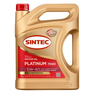 Масло моторное Sintec 5W-40 4 л
