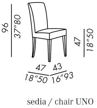 Meridiani Съемный тканевый стул sun-id-1475101 - Вид №1