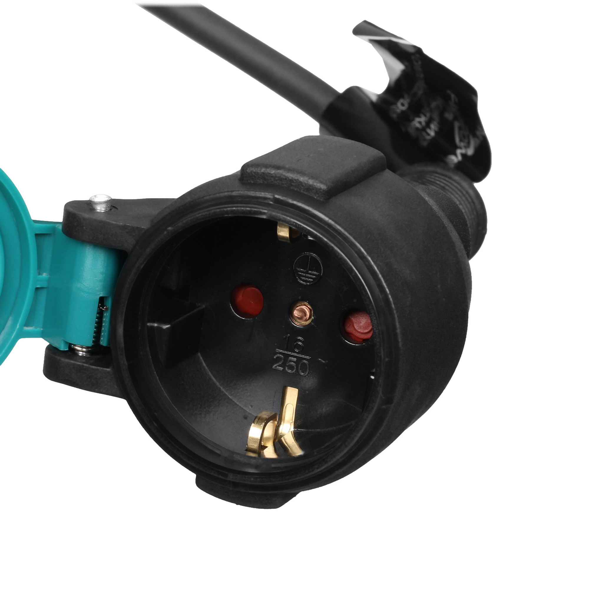 Удлинитель силовой FinePower PDS0222 черный 5086463 STDN-0011507 - Вид №2