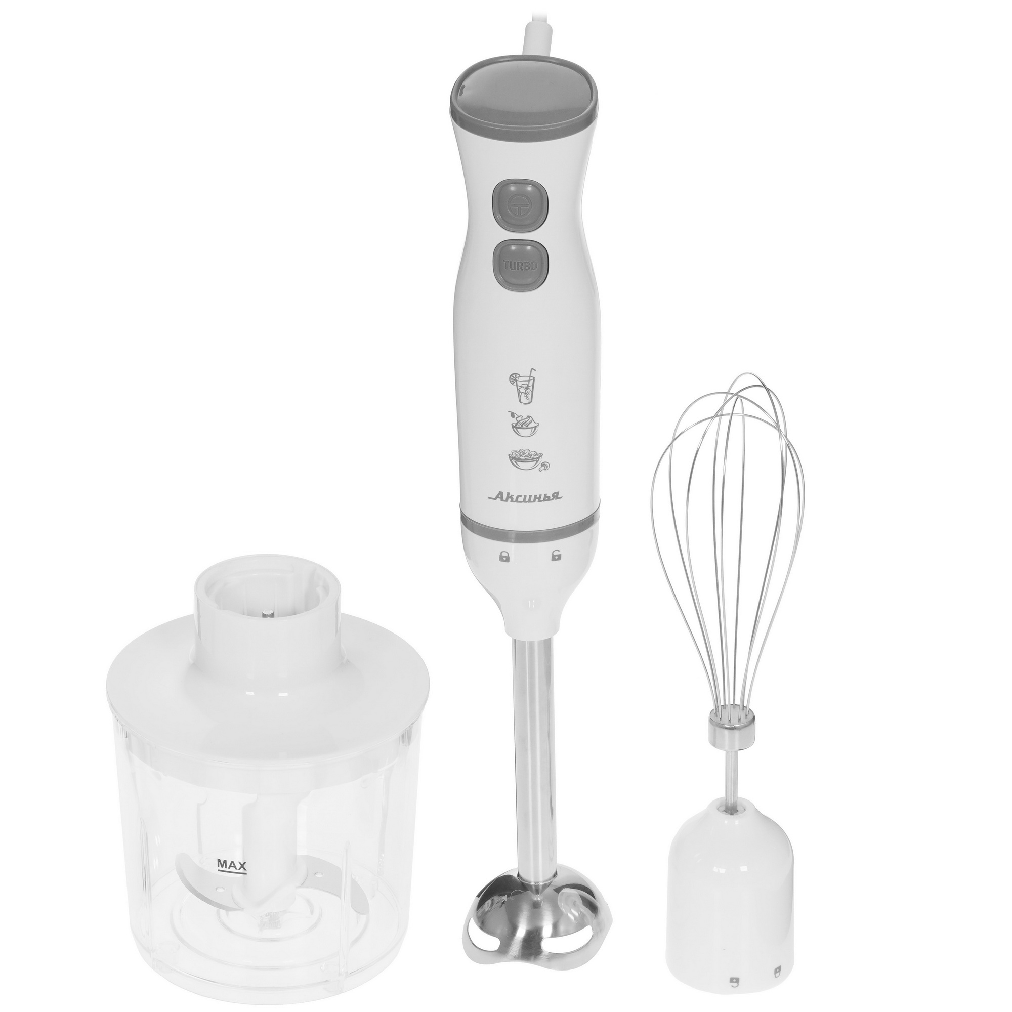 5364239 Блендер погружной Аксинья КС-326А белый STDN-0145242