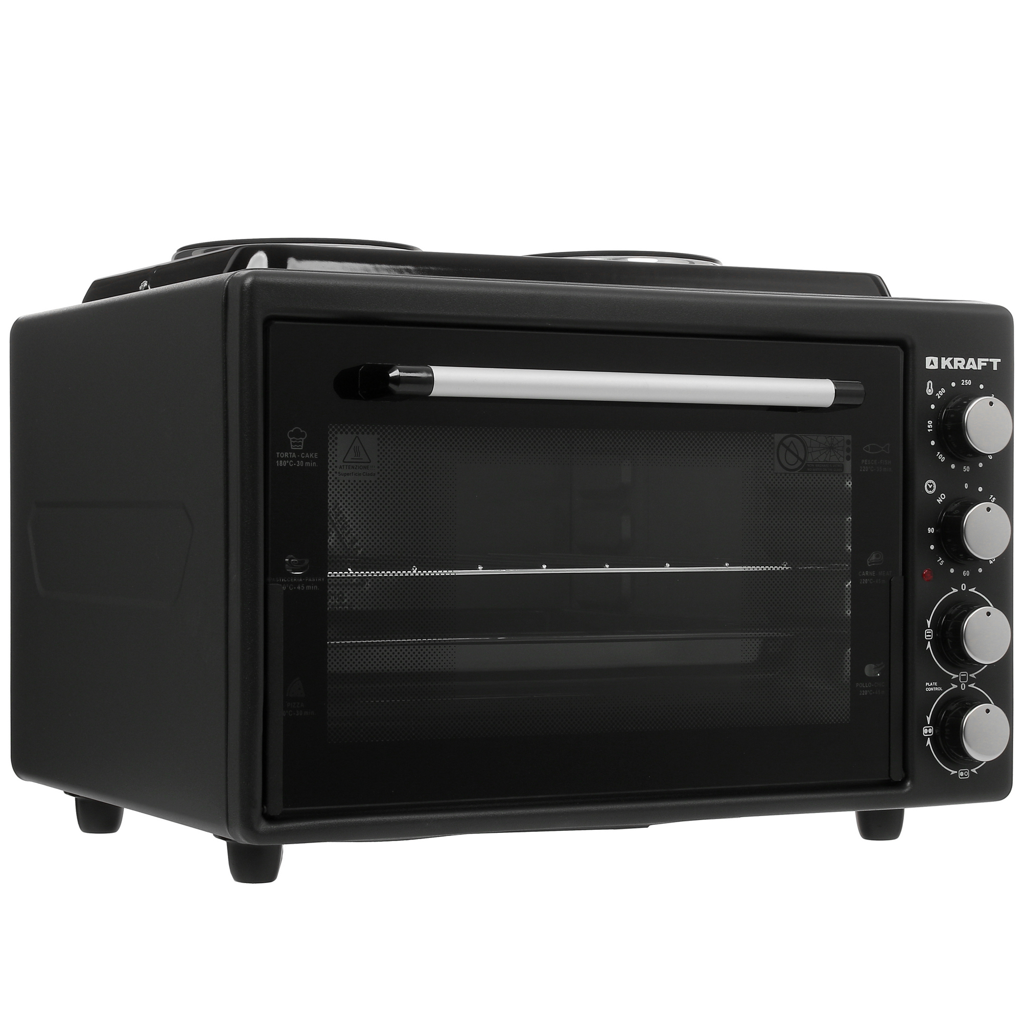 5347096 Мини-печь Kraft KF-MOHP 3800 BL черный STDN-0107995 - Вид №1