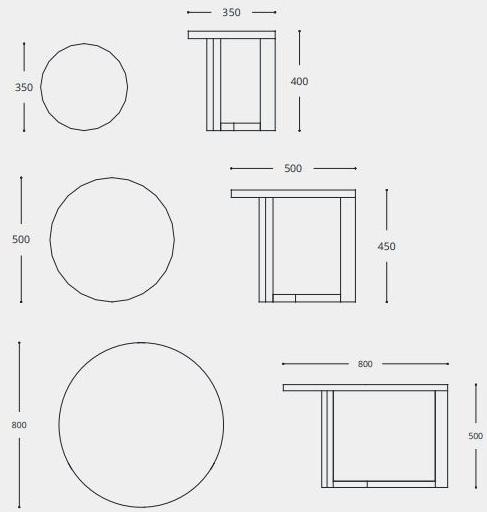 HMD INTERIORS Стол сервисный из фанерованной древесины по контракту Tri sun-id-1503927 - Вид №6