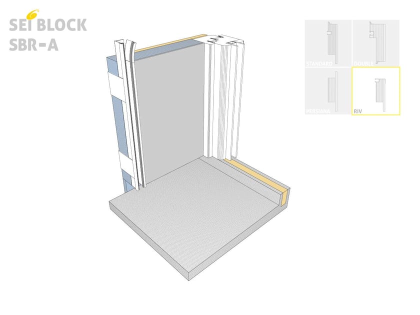 Теплоизоляционное плечо для оконного отсека Sei System SEI BLOCK RIV A ARCH-00133214