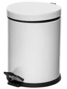 Вёдра с педалью и крышкой Aquila 5L White NAVAKO