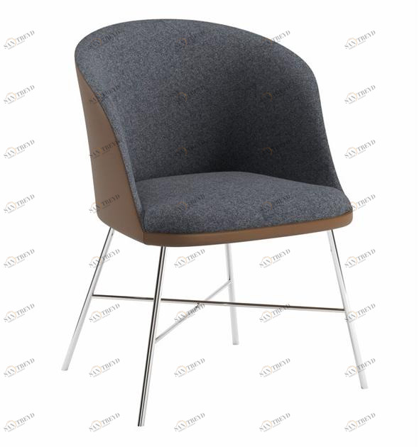 Ersa Стул из кожи и ткани с подлокотниками и подставкой для ног Premier sun-id-1509682