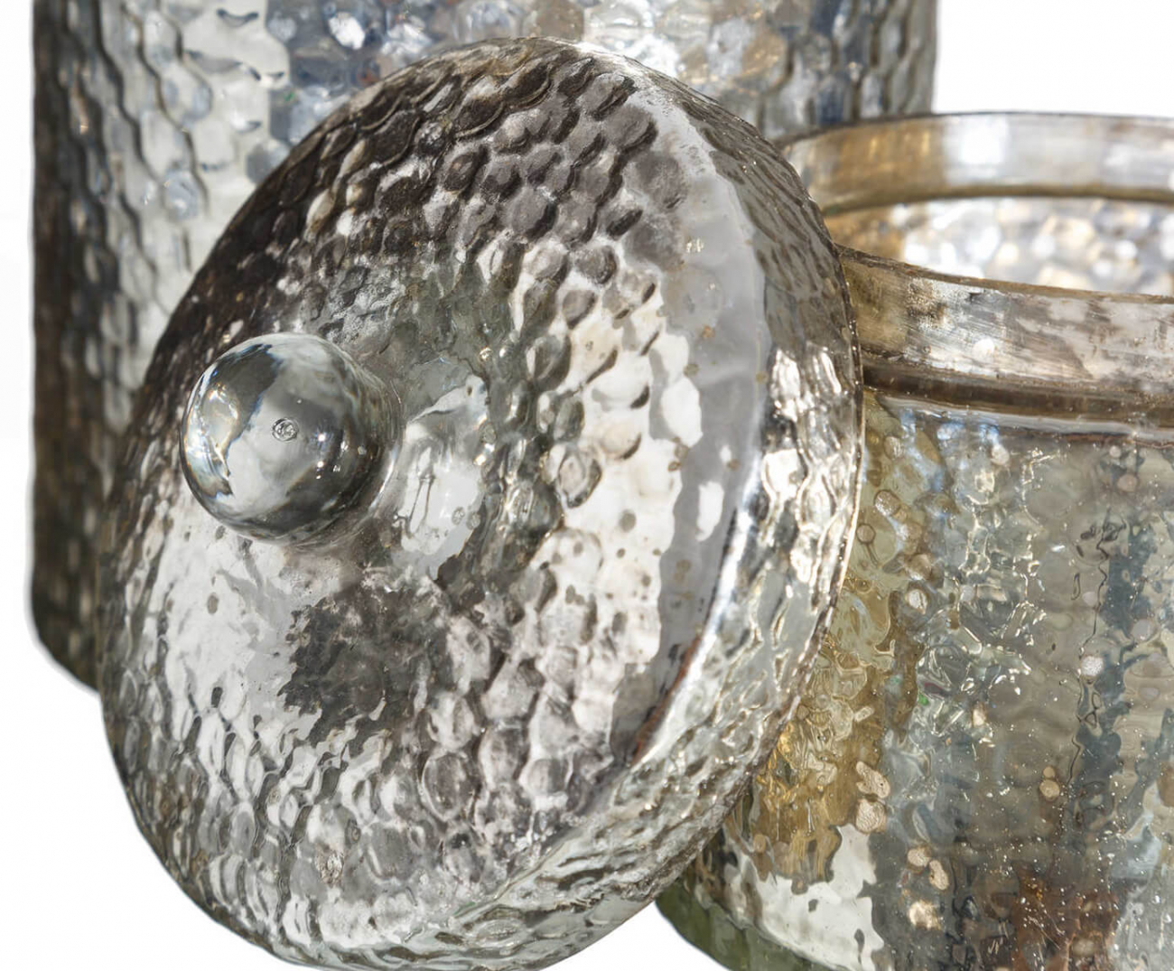 Шкатулка серебристого цвета TO4ROOMS  213797 Серебристый  - Вид №3