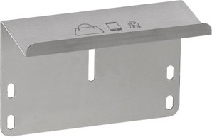 RPR2700CS Полка для промышленных диспенсеров рулонов бумаги сатинированная mediclinics