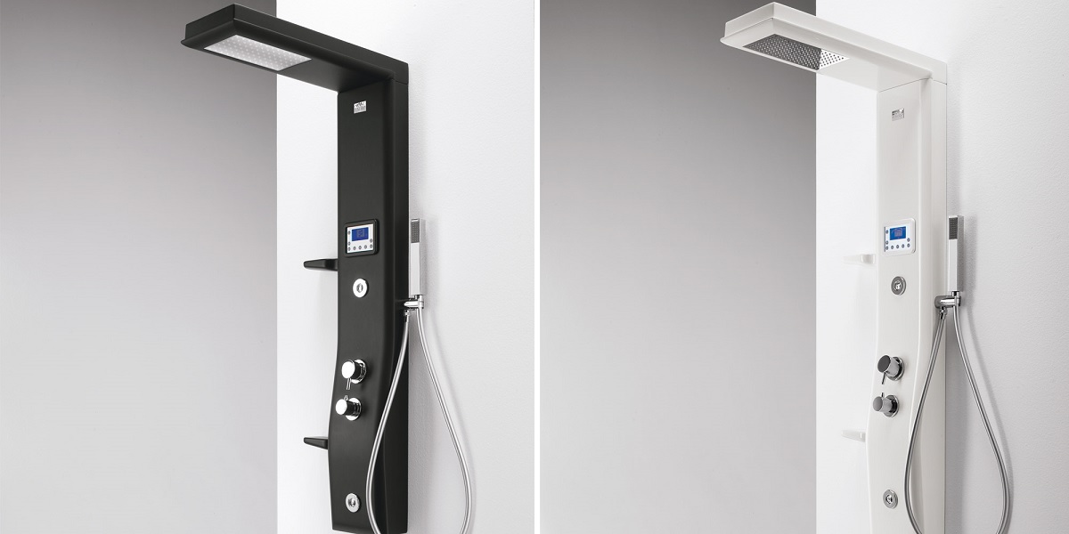 Душевая колонна Etoile Antracite 125 см с хромотерапией 4ETA6N0A Gruppo Geromin - Вид №3