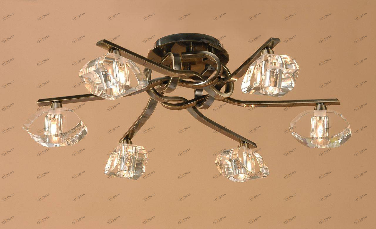 Потолочная люстра Mantra Alfa 0555 MANTRA ДИЗАЙНЕРСКИЕ, ALFA 058829 Бронза 