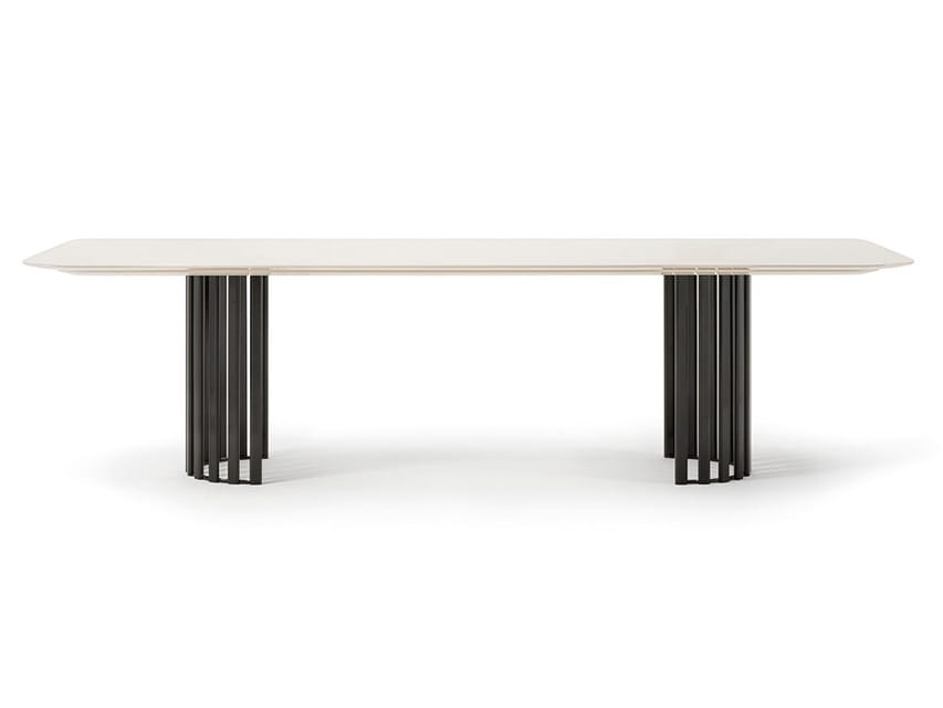 Прямоугольный стол из мрамора и металла Turri Рим ARCH-00142868