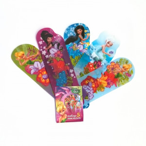 4257153 Набор фигурных закладок 5 шт. Феи