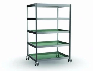 Alias Тележка из алюминия и стекла Sec