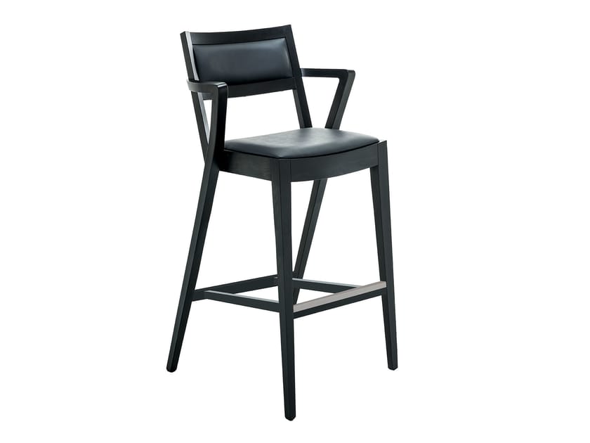 Деревянный барный стул с мягким сиденьем Sedex Fly ARCH-00152123