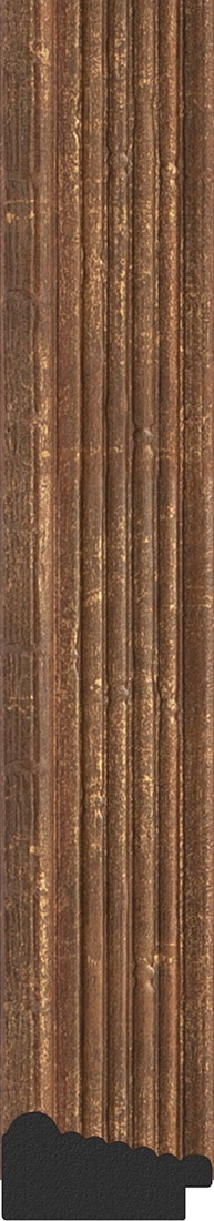 BY 1099 Зеркало в багетной раме - сухой тростник 51 mm EVOFORM Definite - Вид №2