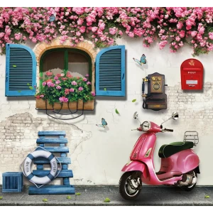 Фотообои 3D Flizart «У дома» флизелиновые 300x280 см L12-731 82363619 STLM-2120078