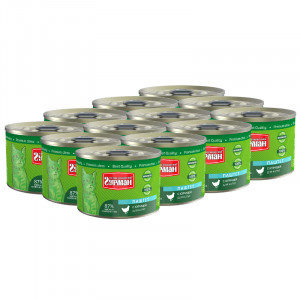ПР0044936*12 Корм для котят Курица паштет конс.190г (упаковка - 12 шт) ЧЕТВЕРОНОГИЙ ГУРМАН