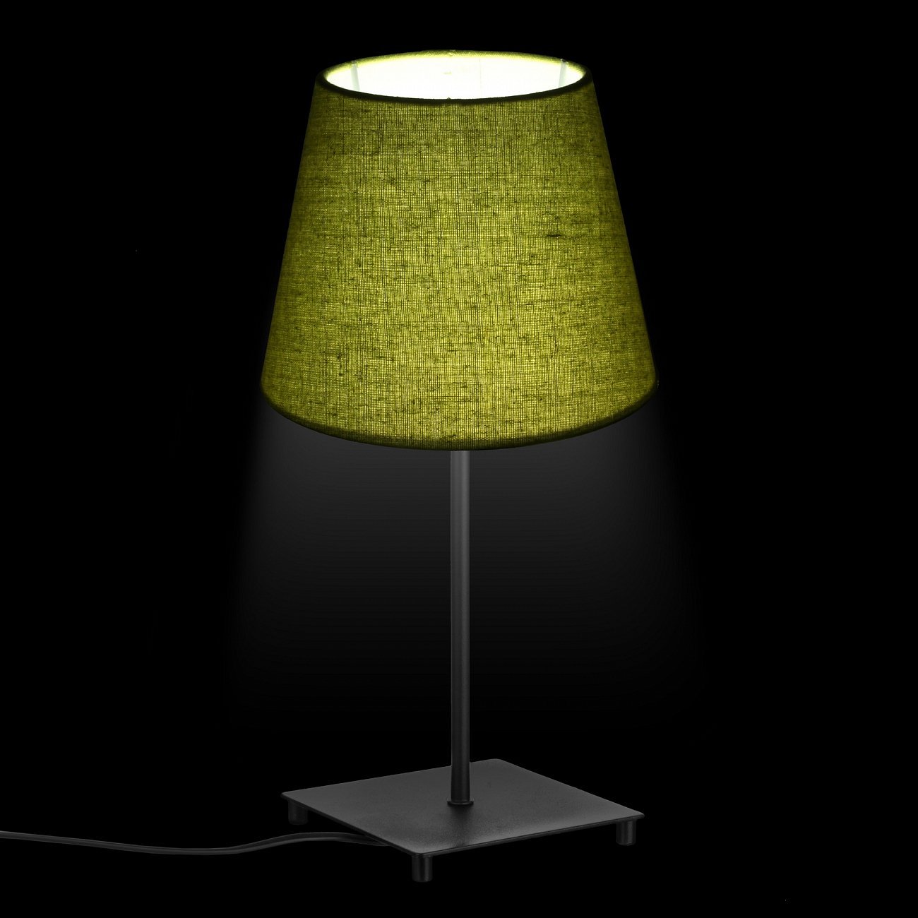 Настольная лампа с зеленым абажуром черная TLL.201.01.01.BL+CL1.T003 33 ИДЕИ ИНТЕРЬЕРНЫЕ, КЛАССИЧЕСКИЕ 00-3973753 Зеленый;черный Santreyd  - Вид №1
