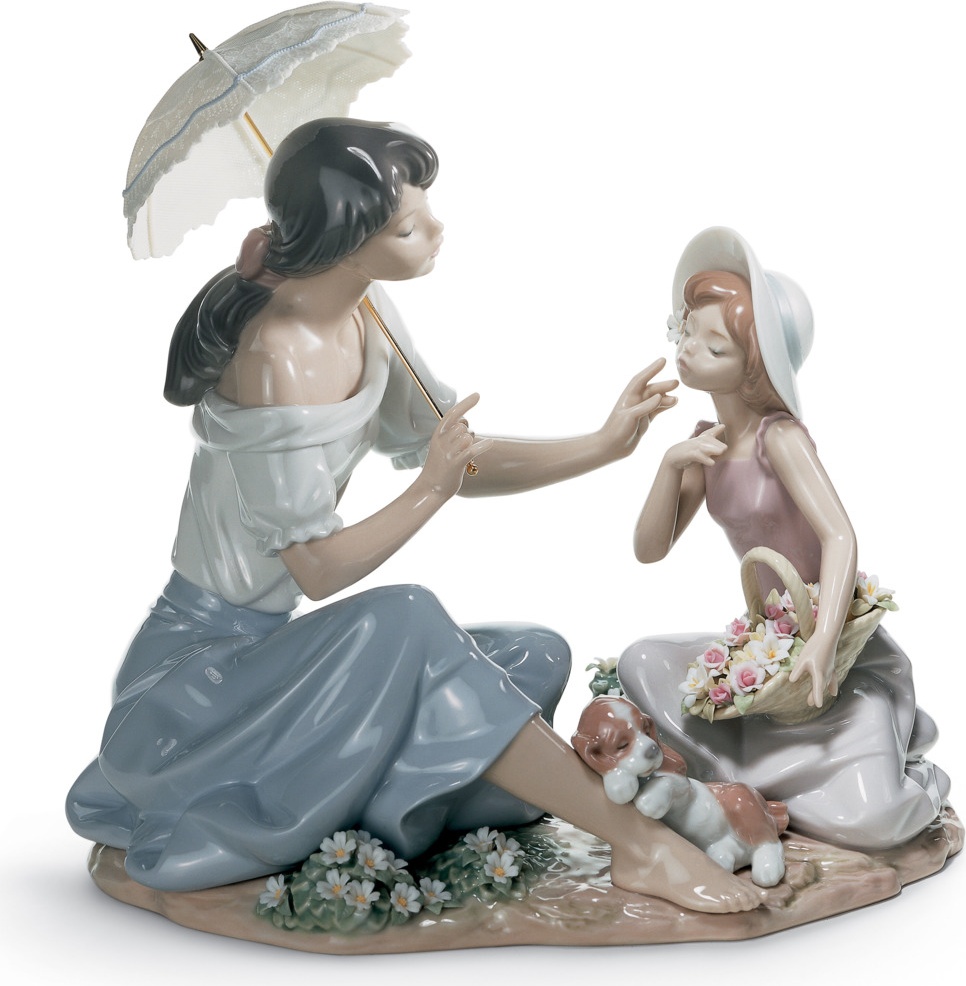 10669011 LLADRO Фигурка Lladro "Хороша, как цветок" 28х27см Фарфор Lladró 