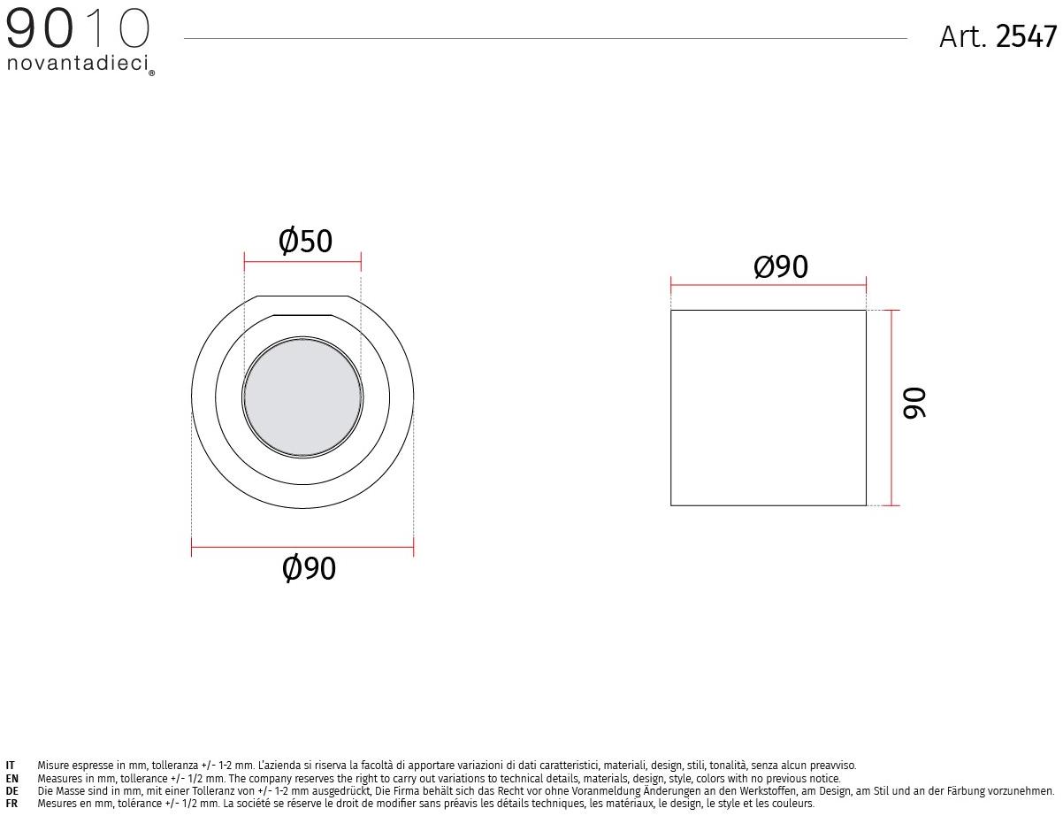 9010 novantadieci Настенный светильник из cristaly®  2547  - Вид №2