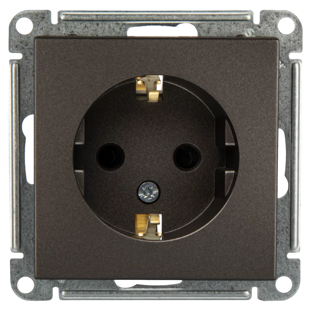 SYSTEME ELECTRIC Розетка скрытого монтажа W59 Deco с защитными шторками 82797858 STLM-1101770