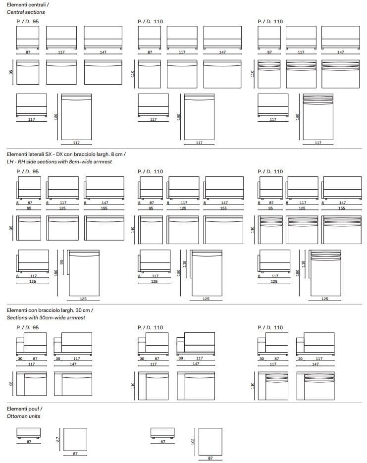 Модульный диван Novamobili Mac ARCH-00101730 - Вид №6