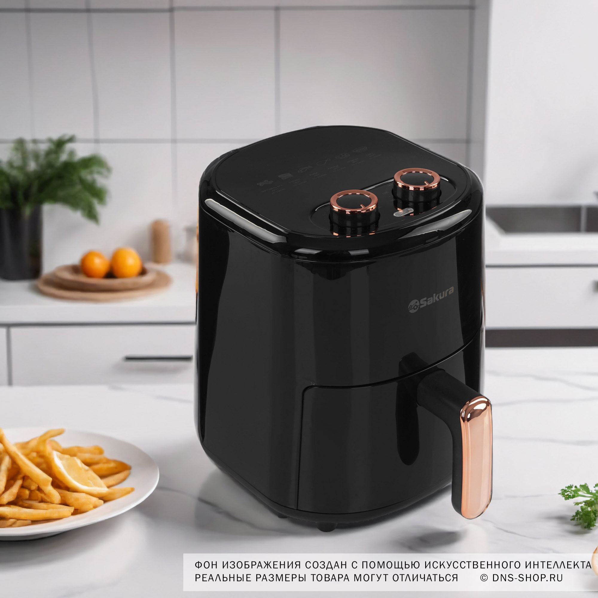 9173221 Аэрогриль Sakura SA-7677BK черный STDN-0093748 - Вид №10