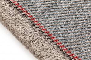 070786 Подушка GL Diagonal almond-blue 70x70 GAN Garden Layers
