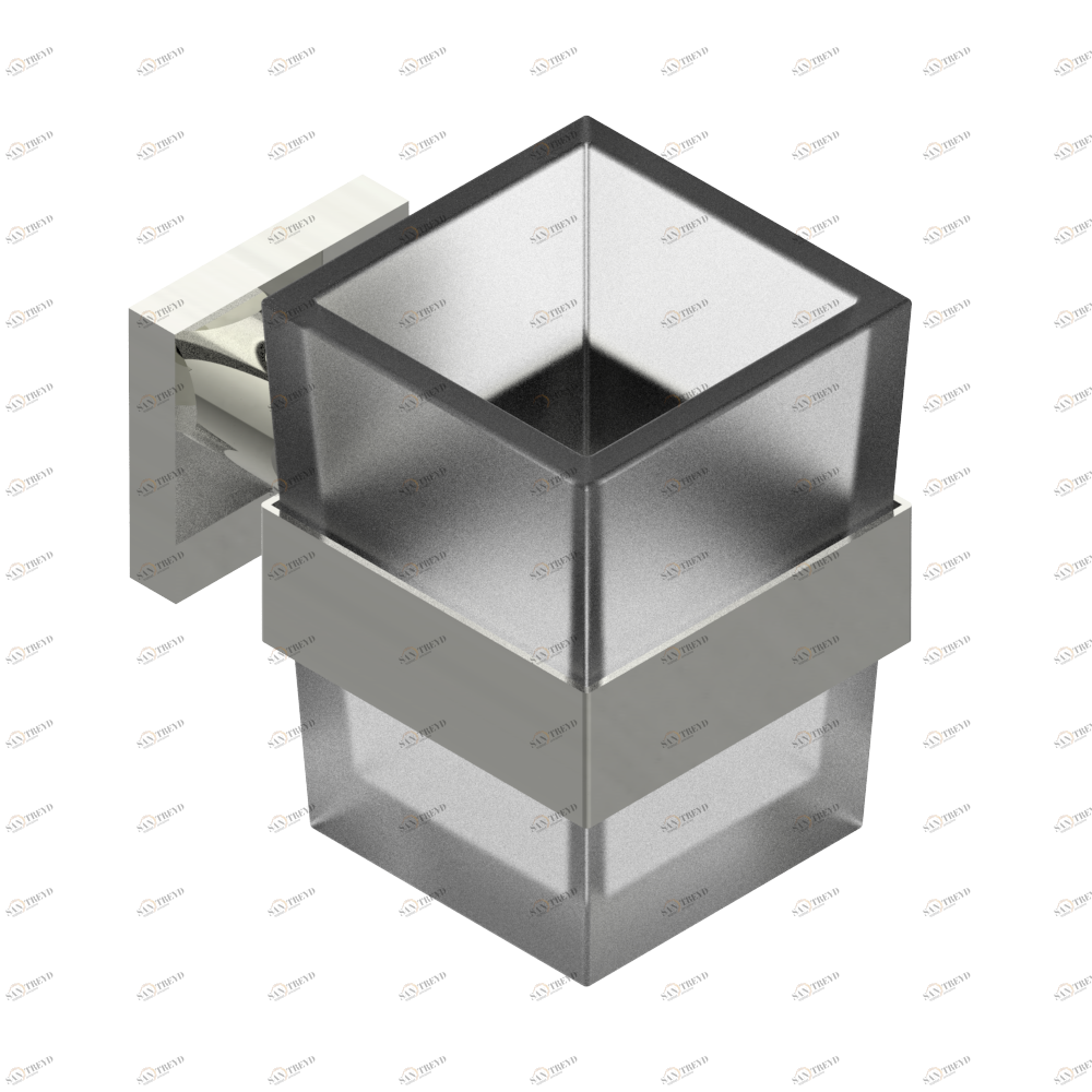 G5E-536 Стакан настенный для зубных щёток Thg-paris Soho Матовый никель G5E-536 CAT.C