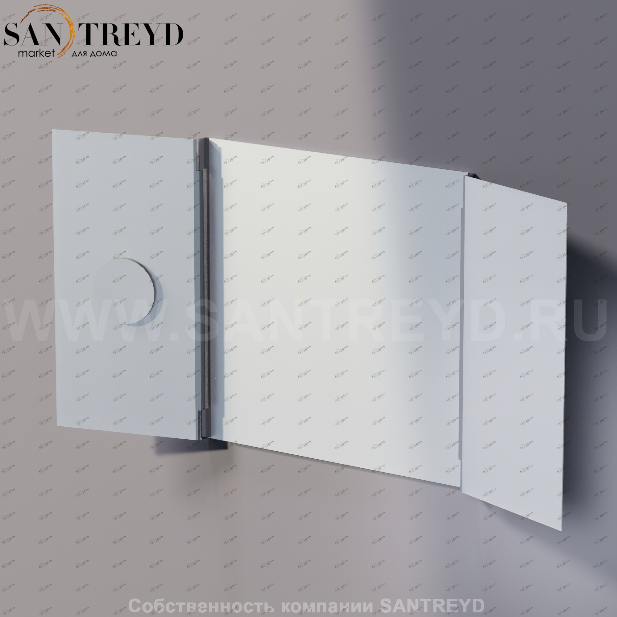 Agape NARCISO Прямоугольное модульное зеркало: длина 109 см, высота 80 см ANAR100404TS