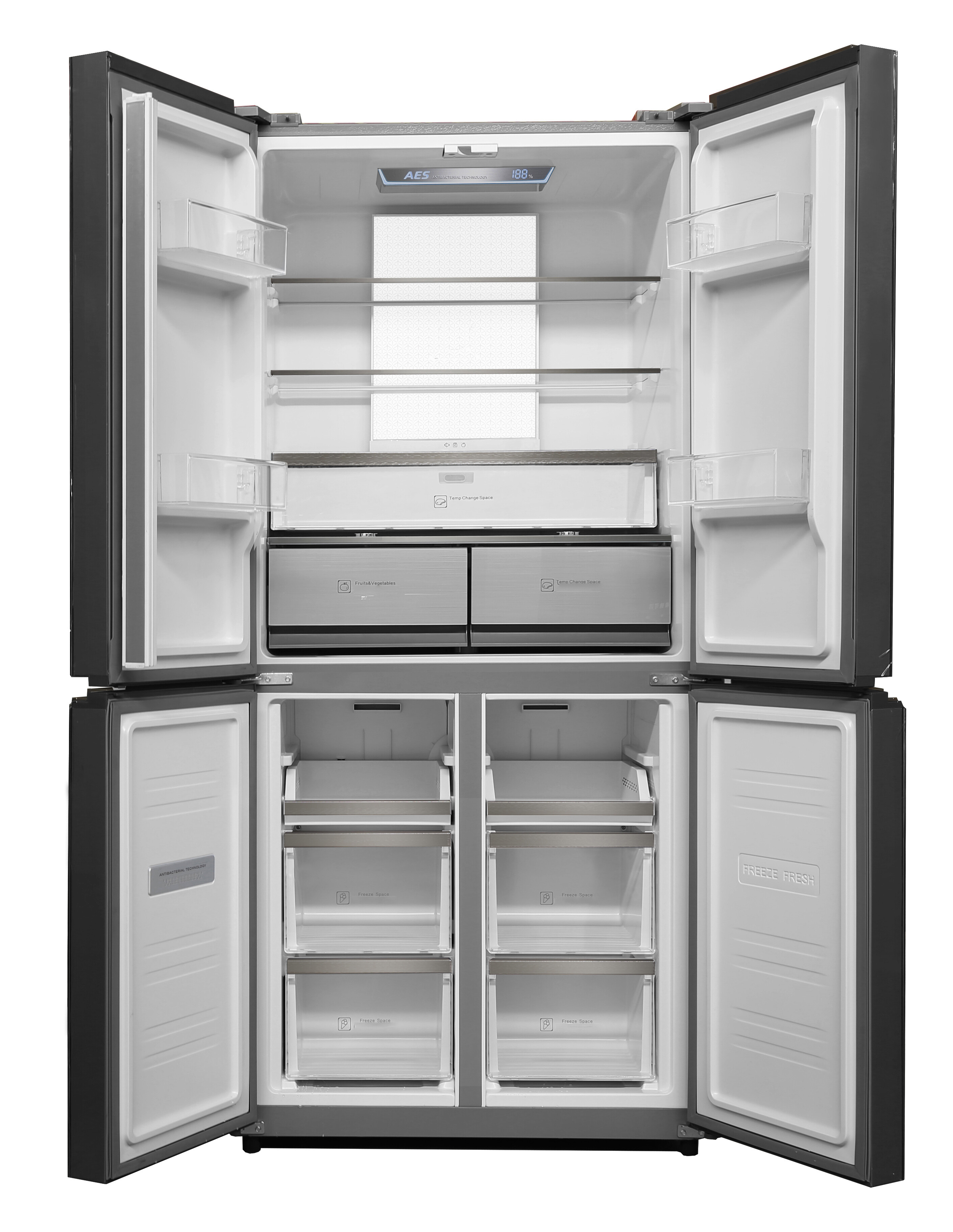 5338112 Холодильник многодверный   Ascoli ACDI460WG серый STDN-0023255 - Вид №1