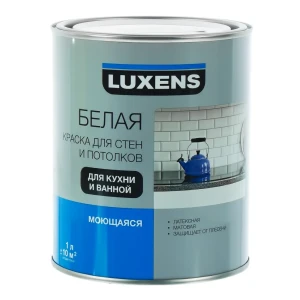Краска водно-дисперсионная Luxens цвет белый 1 л база 1