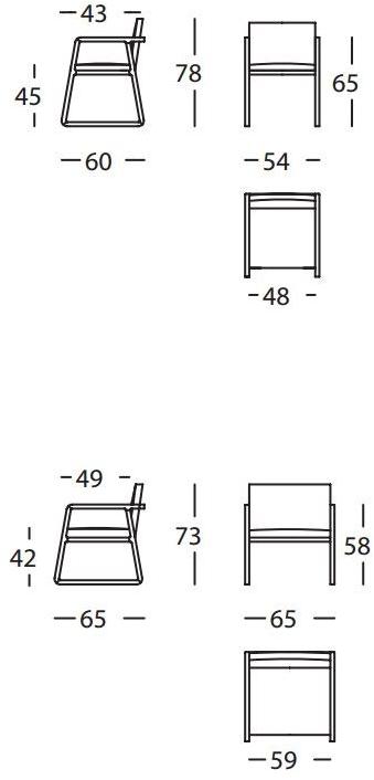 Sancal Санный стул с подлокотниками Midori sun-id-1504200 - Вид №5