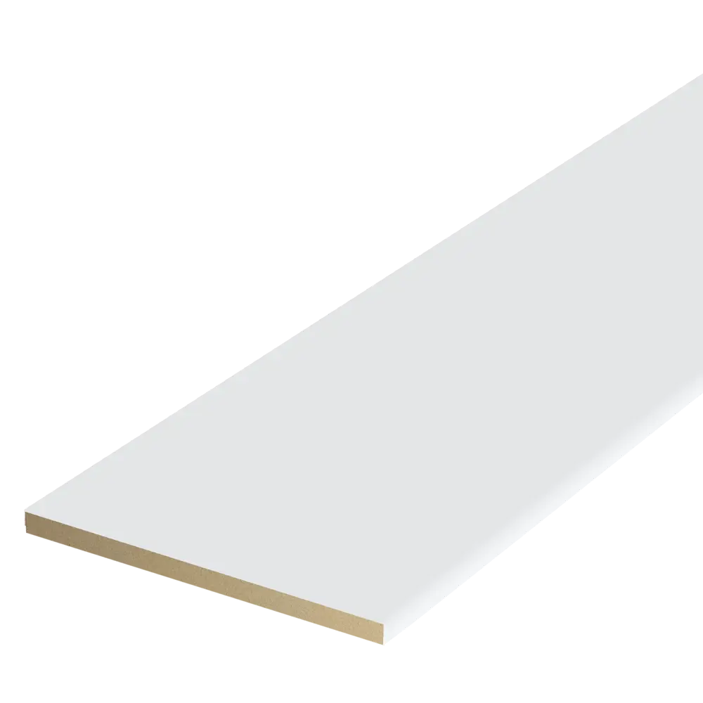 Добор телескопический 2100x100x10 мм полипропилен цвет белый VELLDORIS STLM-2142313