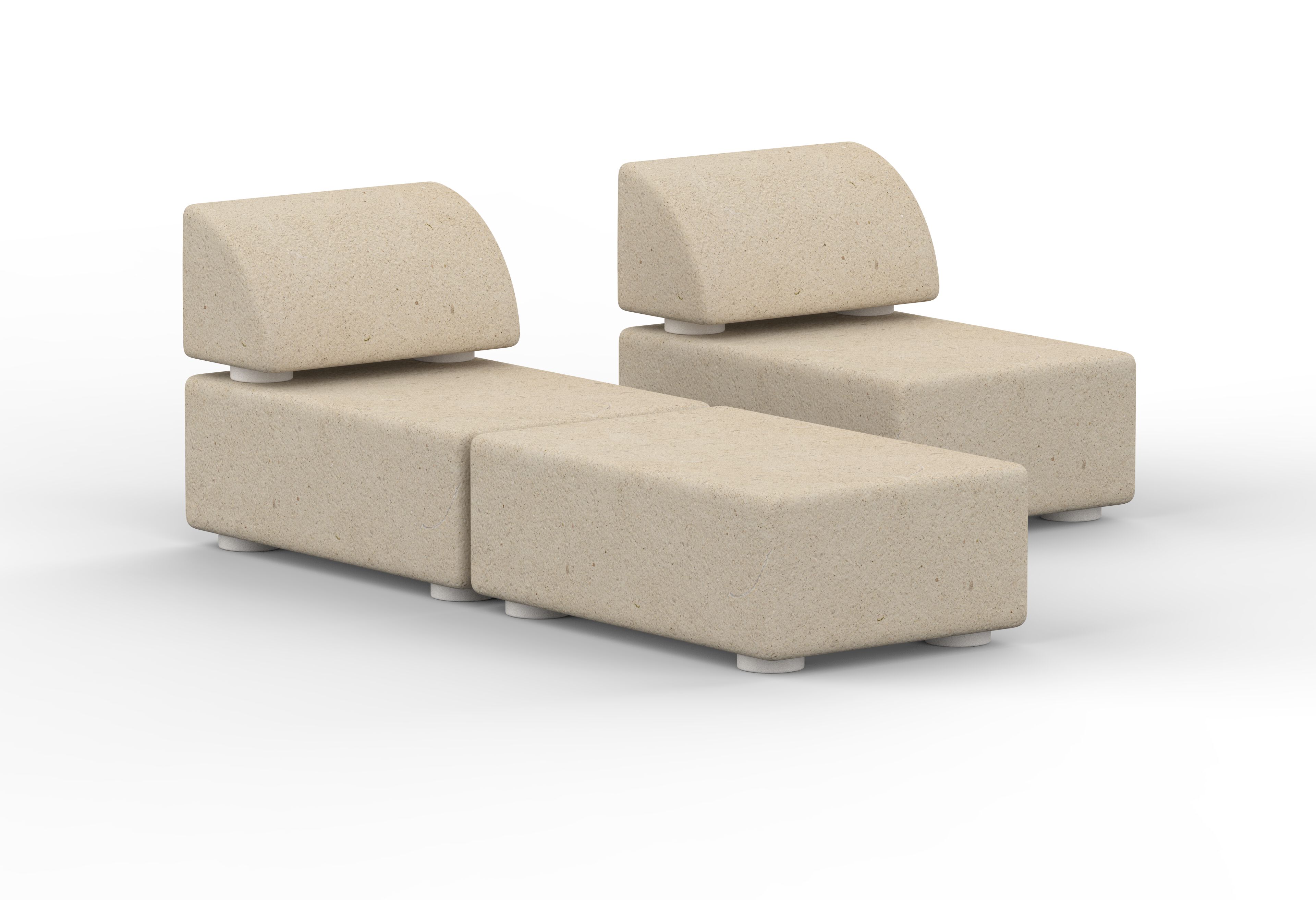 Leccese каменный садовый шезлонг PIMAR Fattidipietra ARCH-00151334 - Вид №4