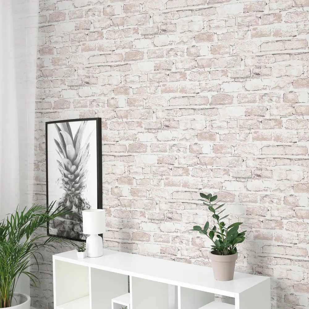 Обои флизелиновые Аспект Ру Брикс темно-бежевые 1.06 м 78030-45 STLM-2080231 - Вид №3