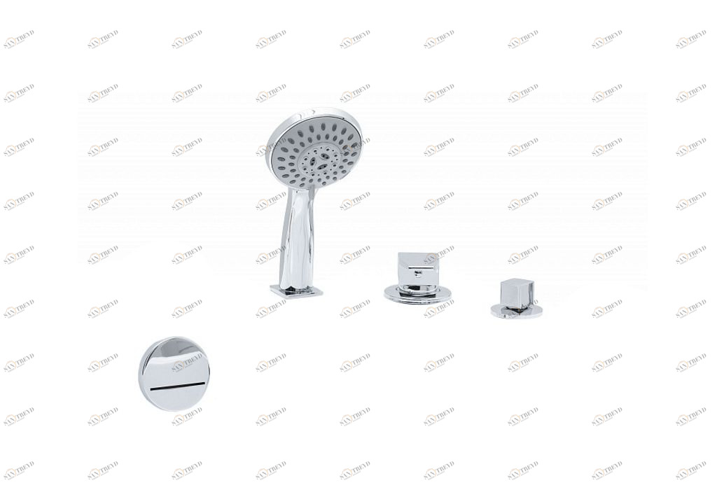 Смеситель на борт ванны Aquanet A10 00240552