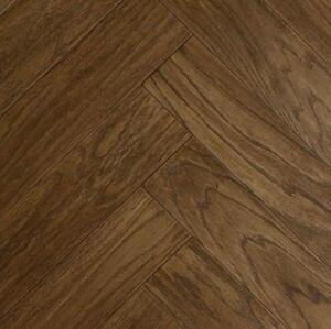 Паркет Ёлка Arti Parchetto Bruno (коричневый) Дуб Селект с брашью (Текстурированная) 750х110 мм.