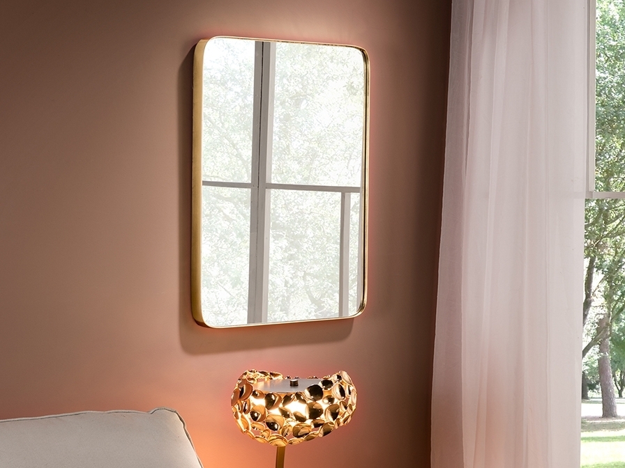 091270 Зеркало прямоугольное 61х81 золото Schuller Orio  - Вид №1