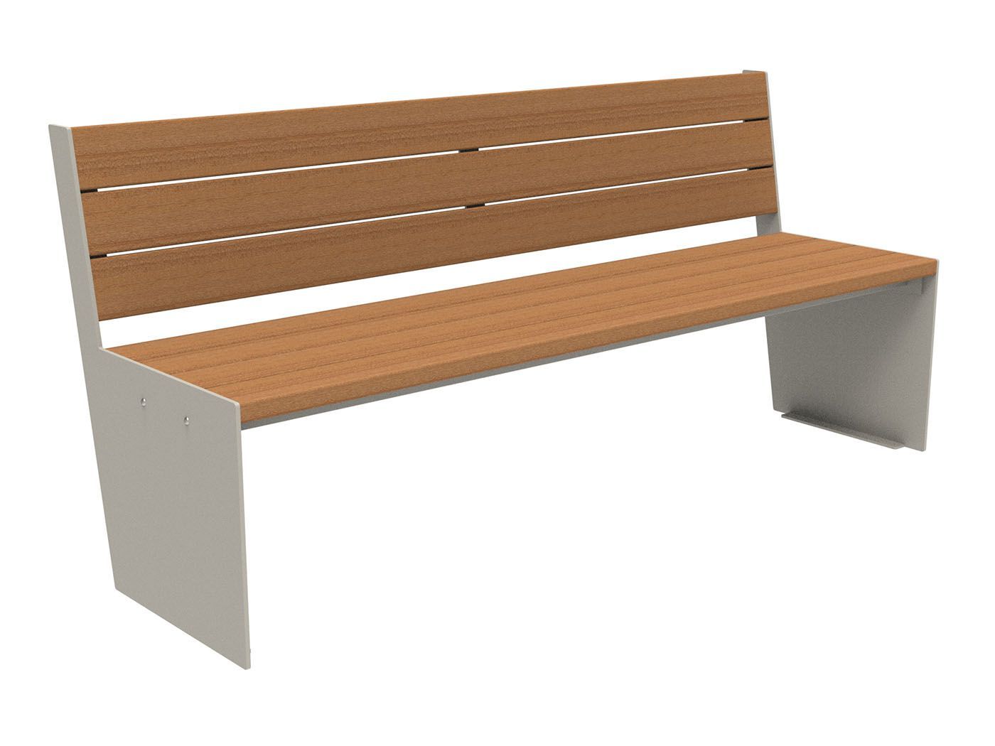 Скамья из окуме со спинкой Lazzari TAUT WOOD ARCH-00118857 - Вид №17