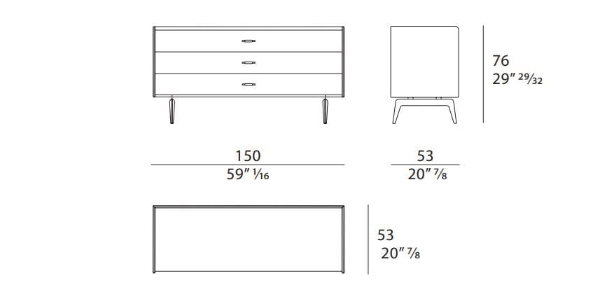 Деревянный комод Turri Блюз ARCH-00147834 - Вид №3