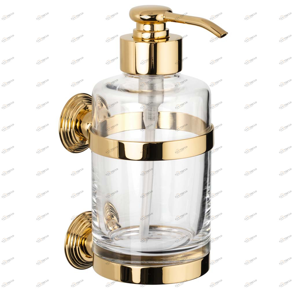 C39-530 C39-530 Настенный дозатор мыла АЛИЗЕ КАННЕЛЕ Cristal & Bronze ALIZÉ CANNELÉ 