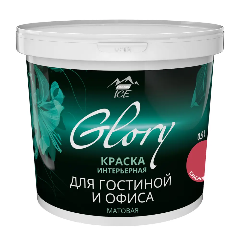 Краска для гостиной Glory 0.9 л цвет красное дерево 81963909 STLM-2014712 PARADE ICE  - Вид №1