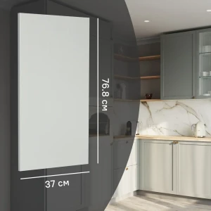 Фальшпанель Konsensa Кинель для кухни 37×76.8 см серо-зеленый 89398722