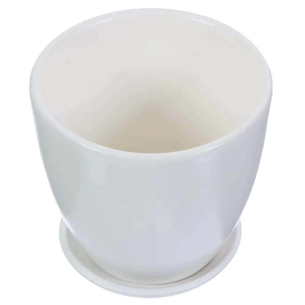 Керамический горшок Santreyd «Колор Гейм» с поддоном для комнатных растений 18875526 STLM-0013330 - Вид №1