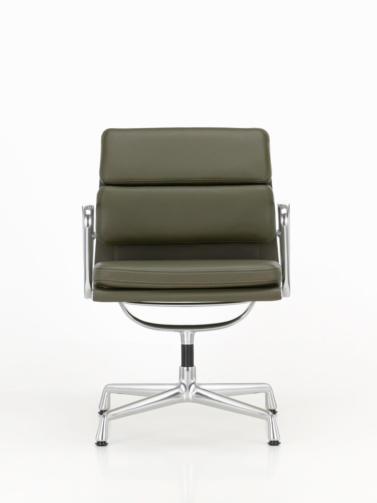 Кожаный стул с подлокотниками VITRA Eames Soft Pad Group ARCH-00088842 - Вид №63