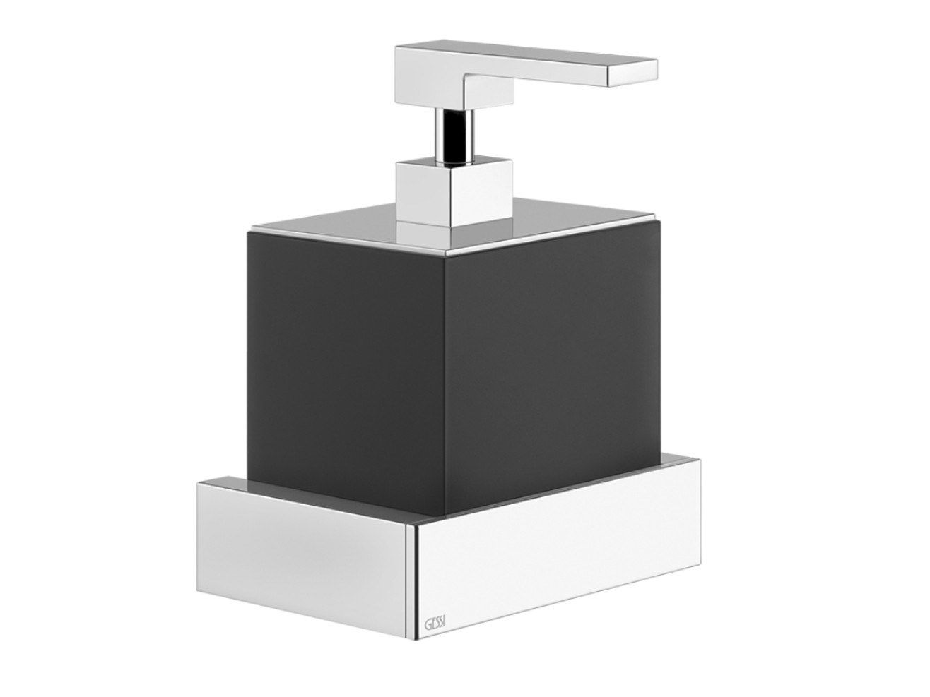 Настенный дозатор мыла из смолы и латуни Gessi прямоугольник ARCH-00030214 - Вид №1