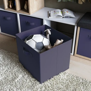 Короб Spaceo KUB Saphir 31x31x31 см 29.7 л полиэстер цвет синий 81990617 STLM-2096930