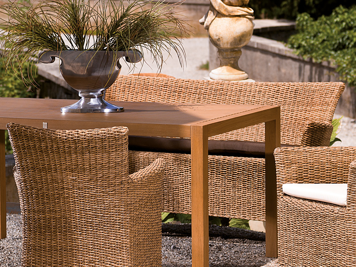 94.00.0237 Скамья Мадригал 3-х местная Твист натуральный / борнео Mbm  - Вид №1